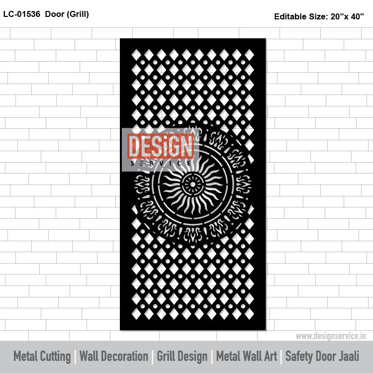 Door (Grill) Laser Cutting Design