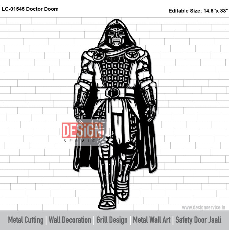 Laser Cutting Design Doctor Doom