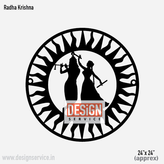 Laser Cutting Design Radha Krishna