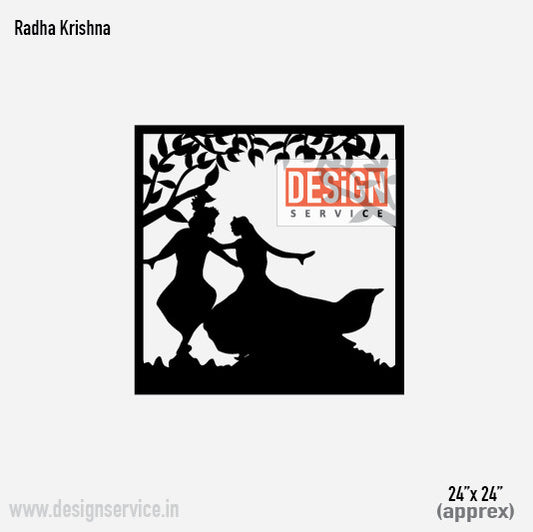 Laser Cutting Design Radha Krishna