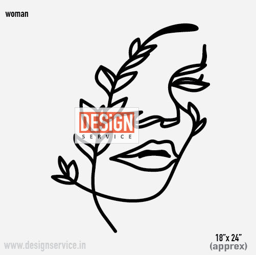 Laser Cutting Design woman