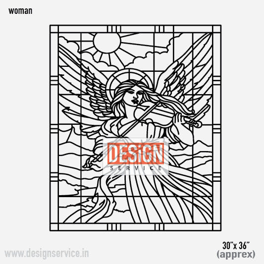 Laser Cutting Design woman