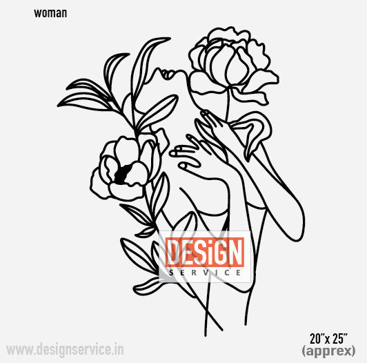 Laser Cutting Design woman