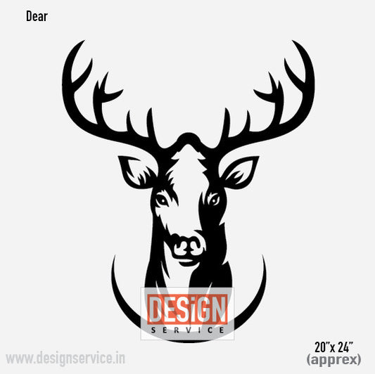 Laser Cutting Design Deer