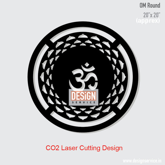 OM Round Laser Cutting Design