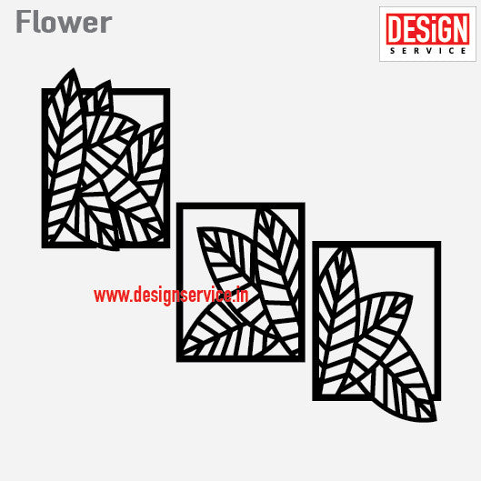 Flower Laser Cutting Design