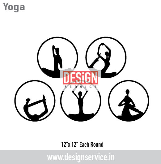 Yoga Laser Cutting Design