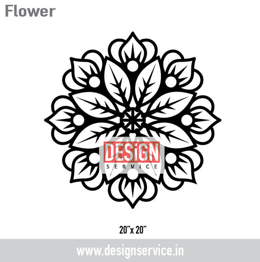 Flower Laser Cutting Design