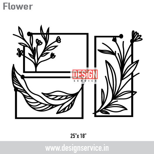 Flower Laser Cutting Design
