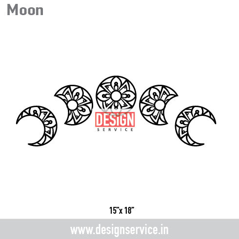 Moon Laser Cutting Design