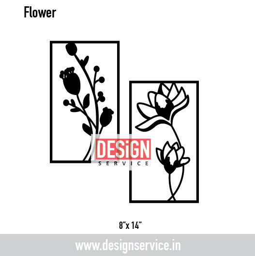 Flower Laser Cutting Design