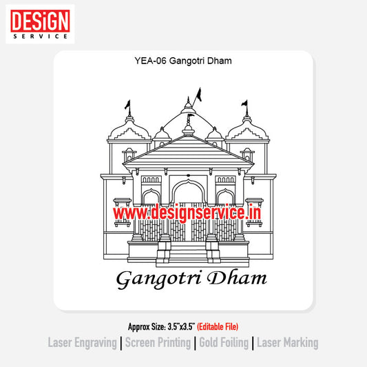 Engraving Designh Gangotri Dham