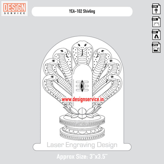 YEA-102 Shivling Engraving Design