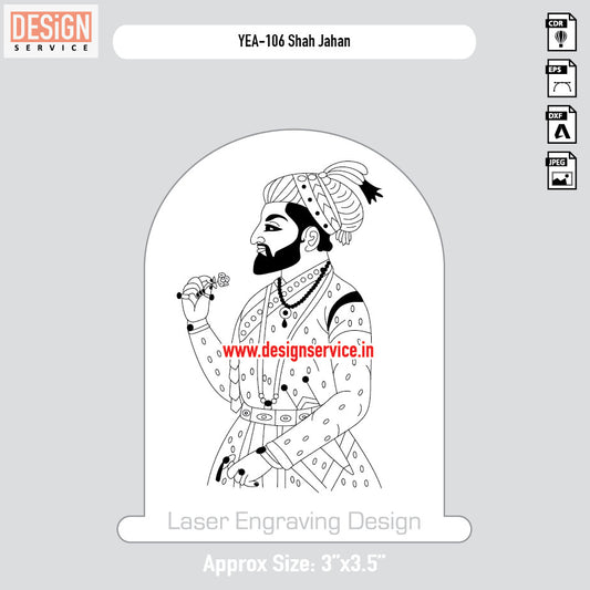 Shah Jahan Engraving Design