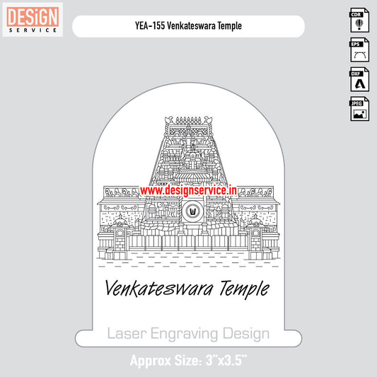 Venkateswara Temple Engraving Design