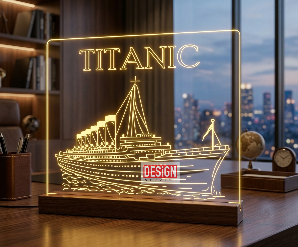 Titanic Engraving Design
