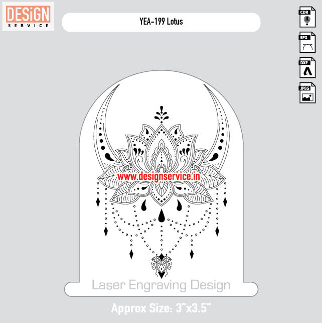 Lotus Engraving Design