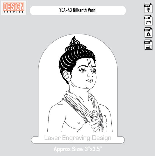 Engraving Design Nilkanth Varni