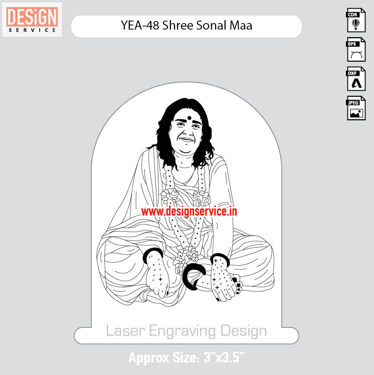 Engraving Design Shree Sonal Maa