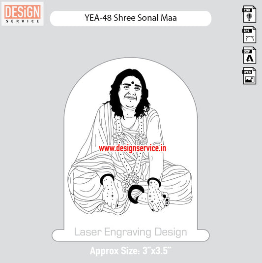 Engraving Design Shree Sonal Maa