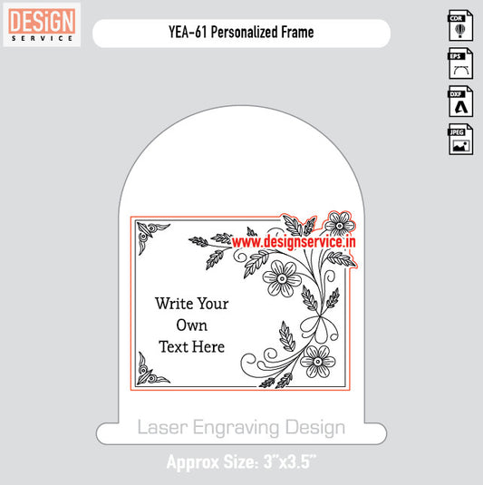 Engraving Design Personalized Frame