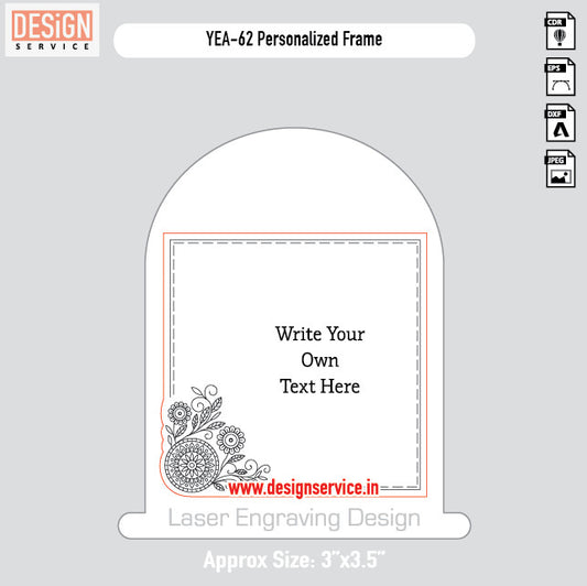 Engraving Design Personalized Frame