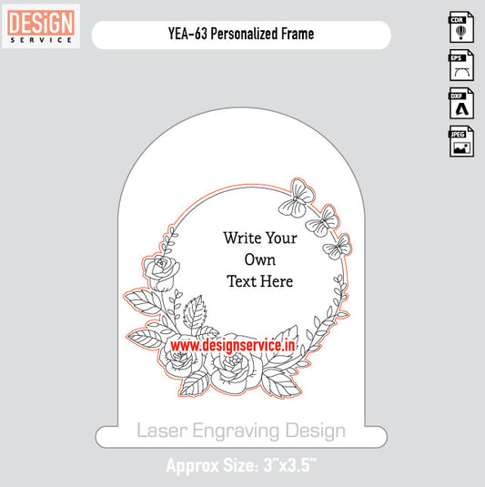Engraving Design Personalized Frame