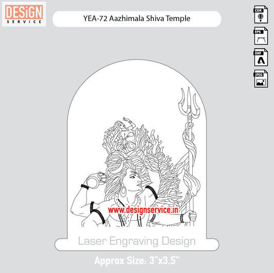 Engraving Design Aazhimala Shiva Temple