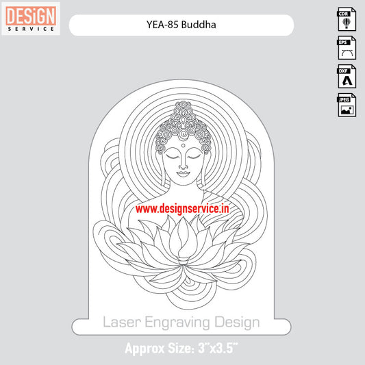 YEA-85 Buddha Engraving Design